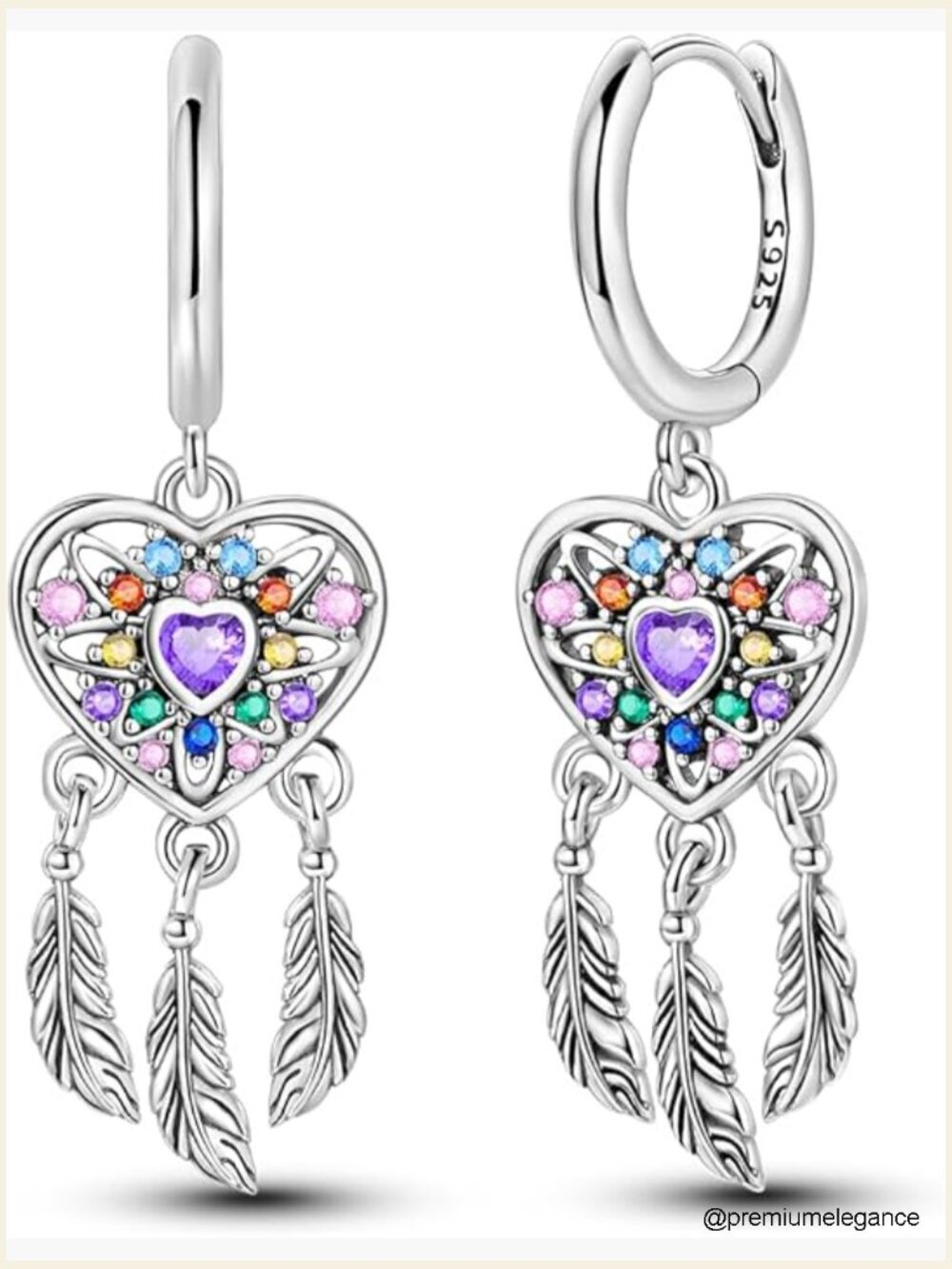 925 Sterling Silver Drop Dangle Earrings Cute Cherry Music Note